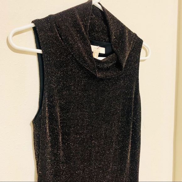 NWT Aidan Mattox Metallic Column Slit MAXI Gown 8 - Picture 4 of 9